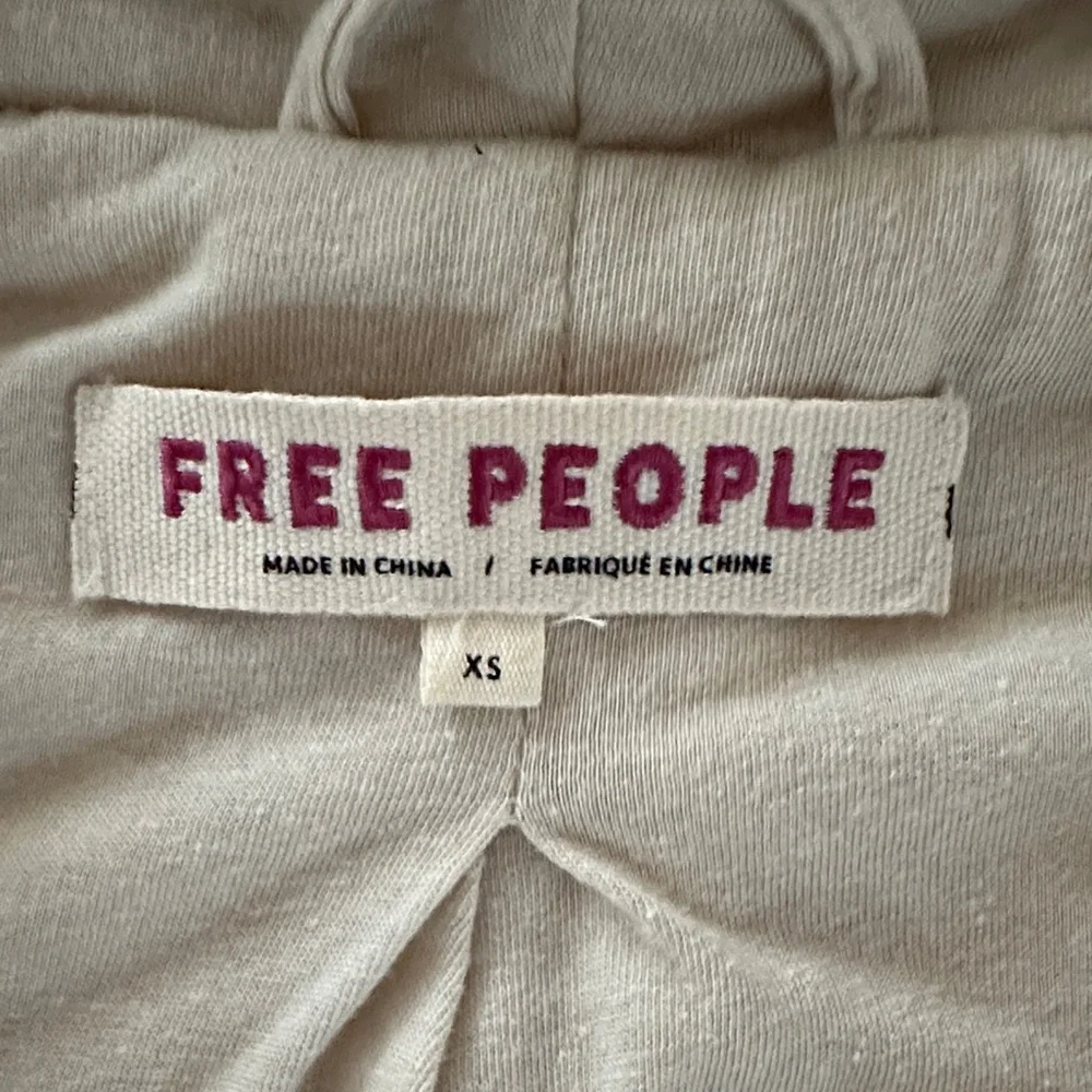 Free People Cream Hooded Teddy Sherpa Jacket - Picture 2 of 5